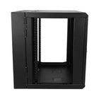 StarTech - Armoire rack pour serveur 12U à montage mural, profondeur 24", à charnières (RK1224WALHM)-Maximisez la compatibilité en changeant les rails de montage entre les trous d’écrou cage carrés ou les trous taraudés 12-24