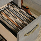 Sauder - Bureau d'ordinateur Cannery Bridge 422879, chêne mystique-Dimensions : 29,528 x 53,15 x 22,598 po