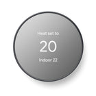 [PRÉVENTE] Google Nest Thermostat - charbon-Écran à cristaux liquides QVGA IPS 2,4 pouces (240 x 320 pixels) avec film d'amélioration de la luminosité numérique et lentille en verre miroir