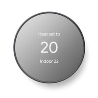 [PRÉVENTE] Google Nest Thermostat - charbon-Écran à cristaux liquides QVGA IPS 2,4 pouces (240 x 320 pixels) avec film d'amélioration de la luminosité numérique et lentille en verre miroir