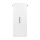 Prepac Grosse armoire accrochable HangUps de 30 po (76 cm)-Capacité totale : 200 lb (90 kg) / 40 lb (18 kg) par tablette