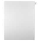 Markmaker - Intercalaires imprimes Legal, Blanc, 1/25th coupe, format lettre, sans trous, 25 tabs/PQT, 5 PQT/Boite, Numero 51-Intercalaires imprimes Legal