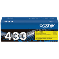 Brother – Cartouche de toner jaune TN433 haut rendement-Toner jaune pour des documents de couleurs vives et nettes