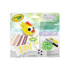 Crayola - Trousse de bricolage du printemps poussins-Contient des instructions faciles à suivre pour permettre à l'enfant de créer ses propres figurines.