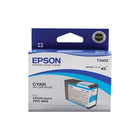 Epson - Cartouche d'encre UltraChrome K3 T580 - Cyan-Produisez des photos pour les archives d'une grande fidélité de couleur, d'effet lustré et de résistancce aux égratignures 