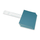 Moleskine – Cahier journal, très grand, ligné, ens. de 3, bleu ardent, couverture souple-Couverture souple