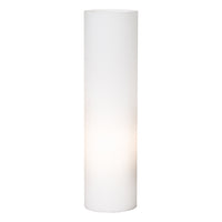 Eglo - Geo lampe de table avec interrupteur sur fil - 18" - verre blanc-Lampe de table