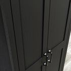Sauder - Sauder Select Armoire de rangement à 2 portes - Raven Oak-Finition Raven Oak