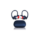 Écouteurs circum-auriculaires sans fil AirSport de Tommy Hilfiger avec étui de chargement, bleu marine-Écouteurs sans fil AirSport avec étui de chargement