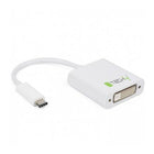 Techly – Câble convertisseur USB 3.1 vers DVI F, (IADAP USB31-DVI)-Connecteur USB pour connexion réversible facile C entrée/sortie