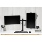 Kensington - Bras double écran SmartFit Ergo - noir (55409)-Profitez d’un confort maximal avec un pivot de 90°, une rotation de l’écran de 180° (en mode portait ou paysage) et une inclinaison de plus ou moins 45°