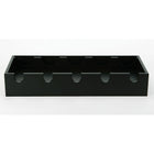 Nexxt Ellington – Porte-bouteille de vin, noir, 23 3/4 x 10 x 4 po-Porte-bouteille de vin de style contemporain, pouvant contenir jusqu’à 5 bouteilles de vin standard