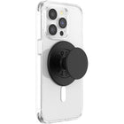 Popsockets - PopGrip pour MagSafe - Noir-PopGrip compatible avec MagSafe est compatible avec les coques PopSocket et les supports pour MagSafe et les étuis non-PopSocket pour MagSafe