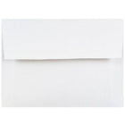 JAM Paper Enveloppes invitations A2, no 4, 3/8 x 5 3/4 po, blanc, 100/paquet-Enveloppe d’invitation