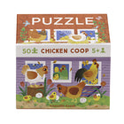 Crocodile Creek - Puzzle de la maison du poulailler - 50 pièces-Encourage la coordination œil-main, la motricité fine et la résolution de problèmes.