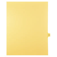 Markmaker - 25 tabs/PQT,5 PQT/Boite, Intercalaires imprimes Legal, Chamois, 1/15th coupe| format lettre, sans trous, Numero 145-Intercalaires imprimes Legal