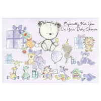 Rosedale – Cartes de souhaits et enveloppes « Especially For You On Your Baby Shower » 5 1/2 x 8 po, 12/paquet (15503)-Imprimées sur papier cartonné non couché de haute qualité