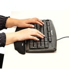 Fellowes Repose-poignet ultra-fin pour clavier avec la technologie FoamFusion PlushTouch-Le revêtement antidérapant empêche le repose-poignet de glisser