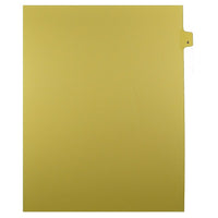 Mark Maker – Onglets séparateurs juridiques beiges, 1/25 onglets, format lettre, sans trous, numéro 4, 25/paquet-Onglets séparateurs beiges, 1/25 onglets