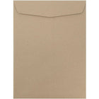 JAM Paper - Enveloppes pour catalogue, ouverture au sommet, fermeture gommée, 10 x 13 po, kraft brun recyclé, 50/p (6315603I)-Enveloppes pour catalogues à ouverture au sommet, papier kraft brun