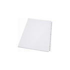 Apak - Onglet alphabétique Apak -  Lettre M -  blanc -  8 1/2 po x 11 po -  coupe 1/26 -  non perforé -  25 par paquet-Onglets d'index et de juridique
