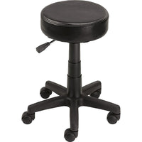 Staples - Tabouret à roulettes, noir-Réglage pneumatique de la hauteur