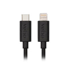 Veho - Câble de charge et de synchronisation Pebble USB-C vers Lightning 0.2 m/0.7 pi - Noir-Chargez et synchronisez les appareils portables, appareils photo, téléphones intelligent, tablettes sur votre ordinateur portable ou ordinateur