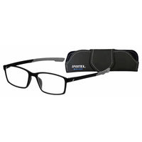 SAV Eyewear - Lunettes anti-lumière bleue rectangulaires Sportex 4200 - + 1,25 - Noir-Lunettes de lecture performante conçue pour les modes de vie actifs d’aujourd’hui