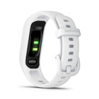 Bracelet d'activité Garmin vivosmart 5 Petit/Moyen - Blanc-Ce tracker surveille votre fréquence cardiaque et peut vous alerter si elle reste trop élevée ou trop basse pendant que vous êtes au repos