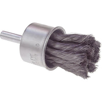 Osborn - Brosses Montées À Fils Noués, 1po Dia., Dia. Des Fils 0.014, Tige 1/4po, paquet de 3-Type d'utilisation Acier inoxydable