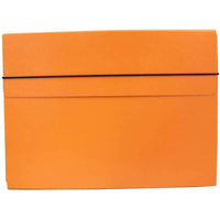 JAM PaperMD – Étui de transport à Portfolio 154528544G mince et solide à fermeture à élastique, kraft naturel, paquet de 2-Taille : 9,25 haut. x 12 larg. x 0,5 prof. (po)