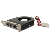 StarTech  Ventilateur de refroidissement à évacuation arrière pour fente extension avec connecteur LP4-Une fente pleine hauteur pour aider à éliminer l’air chaud de grands postes de travail et ordinateurs de bureau
