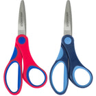 Merangue - Ciseaux à prise confortable de 5 po pour enfants - Assortis - Paquet de 24-Ciseaux à bout ronds de 5" pour une coupe sûre et précise