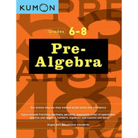 Éditions Kumon - Cahiers d'exercices pédagogiques pour enfants, Pre-Algebra, 7e - 8e année-L'éducation des enfants
