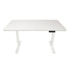 AnthroDesk - Bureau assis/debout electrique aux deux moteurs, Base Noire avec une surface de travail WM 60" x 30"-Bureau debout à moteur unique avec boutons programmables
