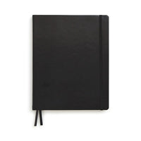 TRU RED - Journal pointillé à couverture flexible, grand format, noir  (TR54776)-Grand format (8 po x 10 po)