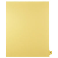 Markmaker - 25 tabs/PQT,5 PQT/Boite, Intercalaires imprimes Legal, Chamois, 1/15th coupe| format lettre, sans trous, Numero 105-Intercalaires imprimes Legal