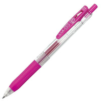 Sarasa - Stylos rétractables à encre gel avec pince - 0,5 mm - magenta  -Encre gel