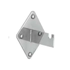 Eddie's - Support mural pour panneau de grille - Chrome - 20/paquet-Support mural pour panneau de grille
