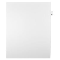 Mark Maker – Onglets séparateurs juridiques blancs, 1/25 onglets, format lettre, sans trous, numéro 55, 25/paquet-Onglets séparateurs blancs, 1/25 onglets