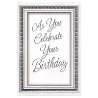 Rosedale – Cartes de souhaits et enveloppes formelles « As You Celebrate Your Birthday » 5 1/2 x 8 (po) 12/paquet (15625)-Imprimées sur du papier cartonné non couché de haute qualité