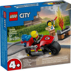 LEGO - La moto de sauvetage des pompiers de la ville - 57 Pièces-Ensemble de jeu de moto LEGO City Fire pour 4 ans et plus