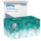 Kleenex - Essuie-mains - Boîte Pop-Up - Ultra-doux et absorbants - Blanc - Paquet de 18 -70 essuie-mains par boîtes