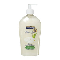 SpaSoap Aloe & Chamomile ULTRA 2X savon pour les mains avec pompe - 600ml-Savon nacré pour les mains et le corps en distributeur
