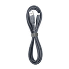 Basic Tech - Câble Lightning Tressé de 6 pi - Charbon-Tressé pour plus de durabilité