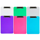 JAM PAPER - Presse-papiers en plastique norme, Couleurs assorties, Paquet de 6-Les planchettes à pinces sont ideales pour le bureau, les entraîneurs sportifs, la maison, le travail, le travail en entrepôt ou l'ecole.