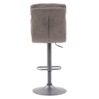 CorLiving - Tabouret de bar Palmer réglable à haut dossier - gris delavé - lot de 2-Montage facile