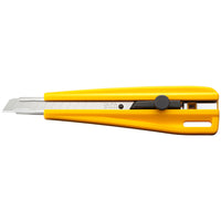 OLFA - Couteau utilitaire de précision classique à cliquet 300 9 mm - jaune-Couteau utilitaire à cliquet pour une découpe de précision