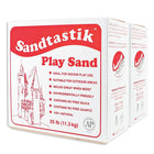 SandtastikMD – Sable de jeu, blanc naturel éclatant, 50 lb-Se compresse pour construire des châteaux de sable et diverses formes lorsqu’il est humide