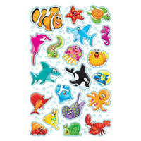 Trend Enterprises Grand autocollant Supershapes, Sea Buddies, paquet de 960-Variété de tailles et de modèles pour ravir. Idéal pour les invitations, le scrapbooking et les annonces.